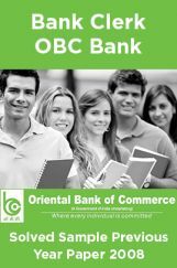 Bank Clerk OBC Bank Solved Sample Previous Year Paper 2011 Bank Clerk OBC Bank Solved Sample Previous Year Paper 2011