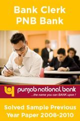 Bank Clerk PNB Bank Solved Sample Previous Year Paper 2008-2010 Bank Clerk PNB Bank Solved Sample Previous Year Paper 2008-2010