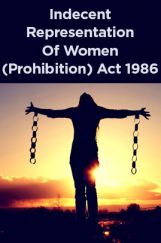 Indecent Representation Of Women (Prohibition) Act 1986 Indecent Representation Of Women (Prohibition) Act 1986