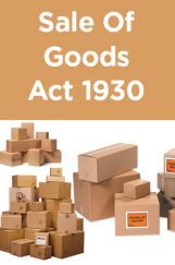Sale Of Goods Act 1930 Sale Of Goods Act 1930