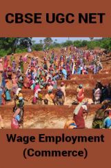 CBSE UGC NET : Wage Employment (Commerce) CBSE UGC NET : Wage Employment (Commerce)