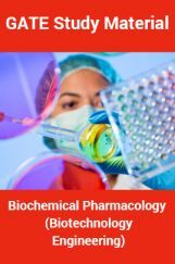 GATE Study Material Biochemical Pharmacology (Biotechnology Engineering) GATE Study Material Biochemical Pharmacology (Biotechnology Engineering)