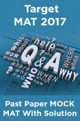 Target MAT 2017 Past Paper MOCK MAT With Solution Target MAT 2017 Past Paper MOCK MAT With Solution