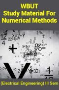 WBUT Study Material For Numerical Methods (Electrical Engineering) III Sem