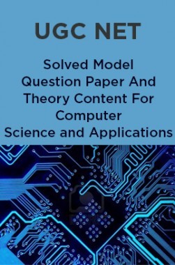UGC NET Solved Model Question Paper And Theory Content For Computer Science and Applications