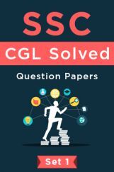 SSC CGL Solved Question Papers Set 1 SSC CGL Solved Question Papers Set 1
