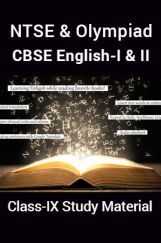 NTSE & Olympiad CBSE English-I & II For Class-IX Study Material NTSE & Olympiad CBSE English-I & II For Class-IX Study Material