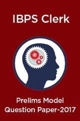 IBPS Clerk Prelims Model Question Paper 2017