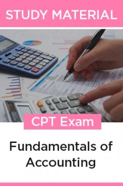 Study Material Fundamentals Of Accounting For CPT 2018