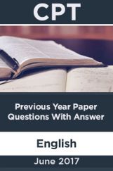 CPT June 2017 Previous Year Paper Question With Answer English CPT June 2017 Previous Year Paper Question With Answer English