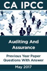 CA IPCC For Auditing And Assurance May 2017 Previous Year Paper Question With Answer CA IPCC For Auditing And Assurance May 2017 Previous Year Paper Question With Answer