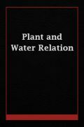 Plant and Water Relation Plant and Water Relation