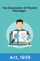 The Dissolution Of Muslim Marriages Act, 1939 The Dissolution Of Muslim Marriages Act, 1939