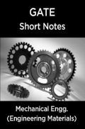 GATE Short Notes For Mechanical Engg. (Engineering Materials) GATE Short Notes For Mechanical Engg. (Engineering Materials)
