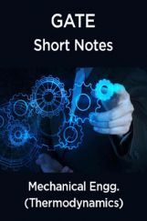 GATE Short Notes For Mechanical Engg. (Thermodynamics) GATE Short Notes For Mechanical Engg. (Thermodynamics)