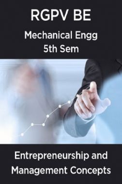 Entrepreneurship & Management Concepts For RGPV BE 5th Sem Mechanical Engineering