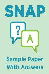 SNAP Sample Paper With Answers SNAP Sample Paper With Answers