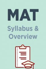 MAT Syllabus & Overview MAT Syllabus & Overview