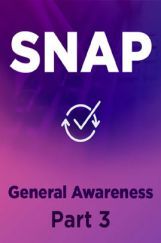 SNAP General Awareness Part 3 SNAP General Awareness Part 3