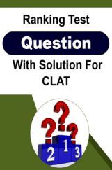 Ranking Test Question With Solution For CLAT Ranking Test Question With Solution For CLAT