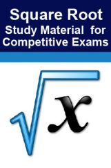 Square Root Study Material For RRB JE Square Root Study Material For RRB JE