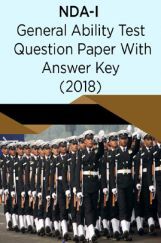 NDA-I General Ability Test Question Paper With Answer Key (2018) NDA-I General Ability Test Question Paper With Answer Key (2018)