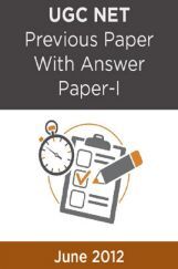 UGC NET Previous Paper With Answer Paper-I June 2012 UGC NET Previous Paper With Answer Paper-I June 2012