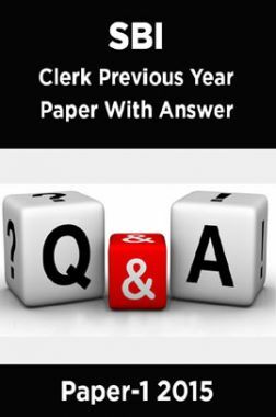Download SBI Clerk Previous Year Paper With Answer Paper-1 2015 PDF Online