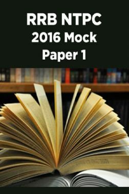 RRB NTPC 2016 Mock Paper 1