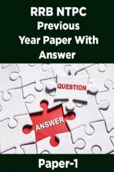 RRB NTPC Previous Year Paper With Answer Paper-1 RRB NTPC Previous Year Paper With Answer Paper-1