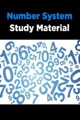 Number System Study Material Number System Study Material