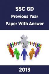 SSC GD Previous Year Paper With Answer 2013 SSC GD Previous Year Paper With Answer 2013
