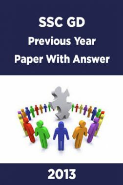 SSC GD Previous Year Paper With Answer 2013
