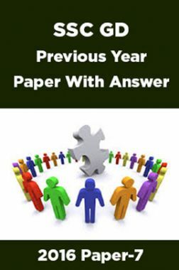 SSC GD Previous Year Paper With Answer 2016 Paper-7