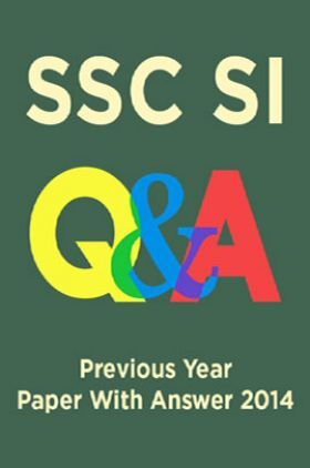 SSC SI Previous Year Paper With Answer 2014
