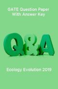 GATE Question Paper With Answer Key For Ecology Evolution 2019