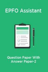 EPFO Assistant Question Paper With Answer Paper-2 EPFO Assistant Question Paper With Answer Paper-2