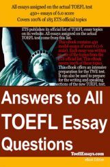 Answers To All Toefl Essay Questions Answers To All Toefl Essay Questions