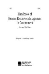 Handbook Of Human Resource Management In Government Handbook Of Human Resource Management In Government