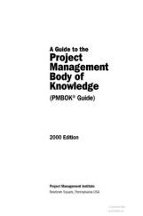 A Guide To The Project Management Body Of Knowledge A Guide To The Project Management Body Of Knowledge