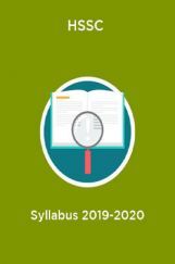 HSSC Syllabus 2019-2020 HSSC Syllabus 2019-2020