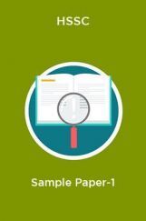 HSSC  Sample Paper-1 HSSC  Sample Paper-1