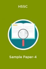 HSSC  Sample Paper-4 HSSC  Sample Paper-4