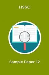 HSSC  Sample Paper-12 HSSC  Sample Paper-12