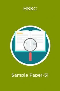 HSSC  Sample Paper-51