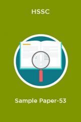 HSSC  Sample Paper-53 HSSC  Sample Paper-53