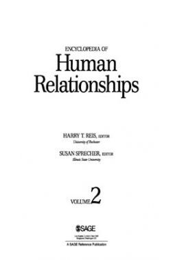 Encyclopedia of Human Relationships