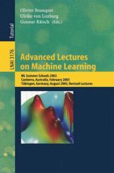 Advanced Lectures On Machine Learning Advanced Lectures On Machine Learning