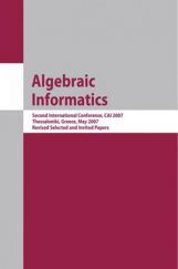 Algebraic Informatics Algebraic Informatics