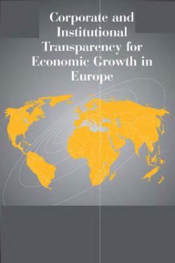 Corporate And Institutional Transparency For Economic Growth In Europe Corporate And Institutional Transparency For Economic Growth In Europe